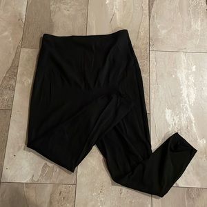 Black maternity leggings